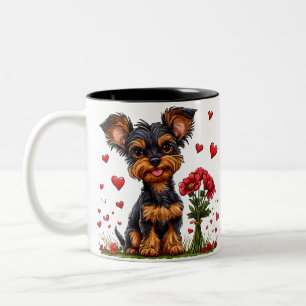 ☕ Mug Chien Funny Valentine Pour Idée Cadeau Amour