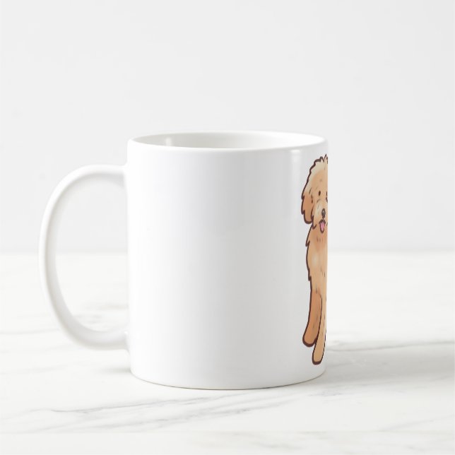 Mug Chien Golden doodle Magie (Gauche)