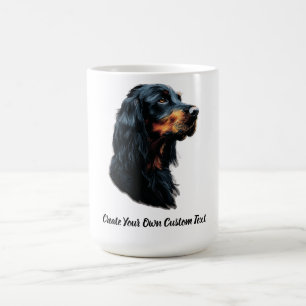 Mug Chien Gordon Setter Créez votre propre texte perso
