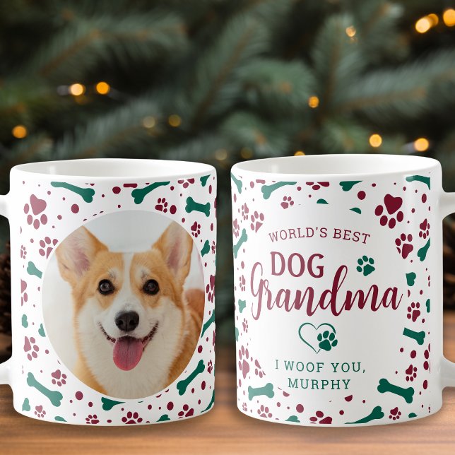 Mug Chien Grand-mère Chien-chien Personnalisé Animaux  (Créateur téléchargé)