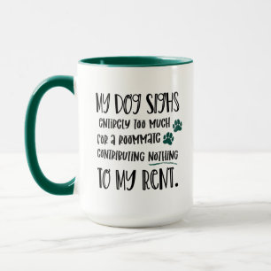 Mug Chien grincheux Drôle Citation avec Animal Photo G