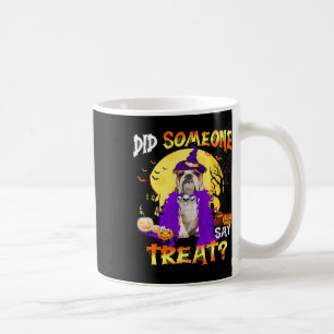 Mug Chien Halloween Quelqu'Un A Dit Traiter