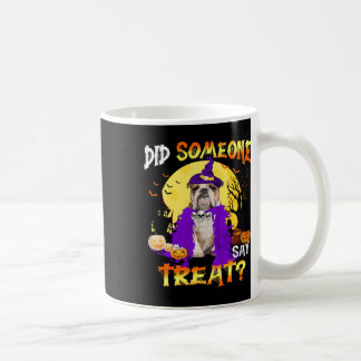Mug Chien Halloween Quelqu'Un A Dit Traiter