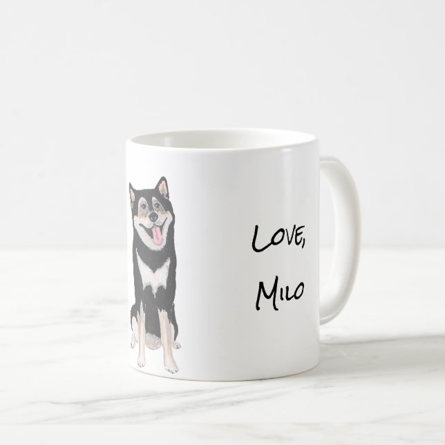 Mug Chien Husky/Malamute (Devant droit)
