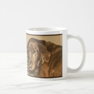 Mug Chien irlandais d'or observé par brun