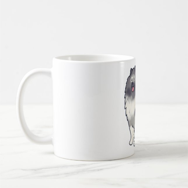 Mug Chien Keeshond Magic (Gauche)