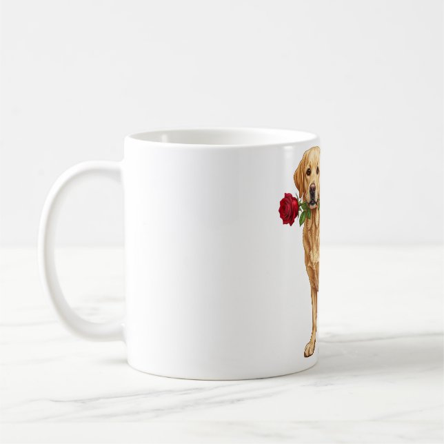 Mug Chien Labrador Retriever mignon (Gauche)