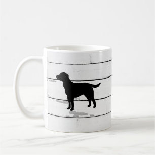 Mug Chien Labrador Rustique Shiplap