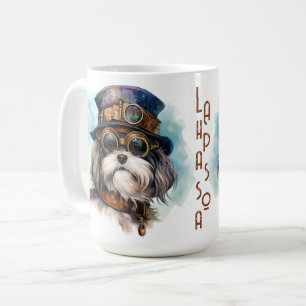 Mug Chien Lhasa Apso Steampunk