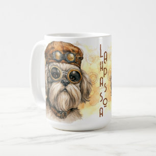 Mug Chien Lhasa Apso Steampunk