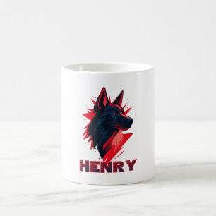 Mug Chien Loup Noir
