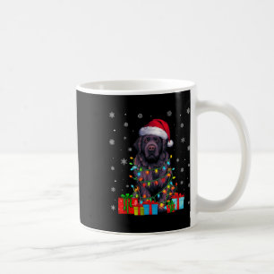 Mug Chien Luminaires de Noël moche Santa Hat Newfoundl