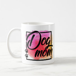 Mug Chien maman coloré moderne