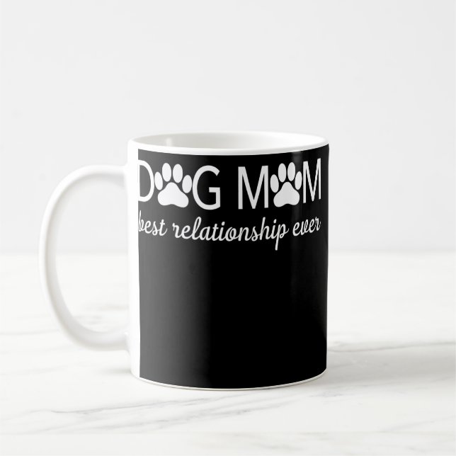 Mug Chien Maman meilleure relation jamais vêtement  (Gauche)