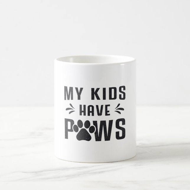 Mug Chien Mes enfants ont des chiens Chiens Chien Chie (Centre)