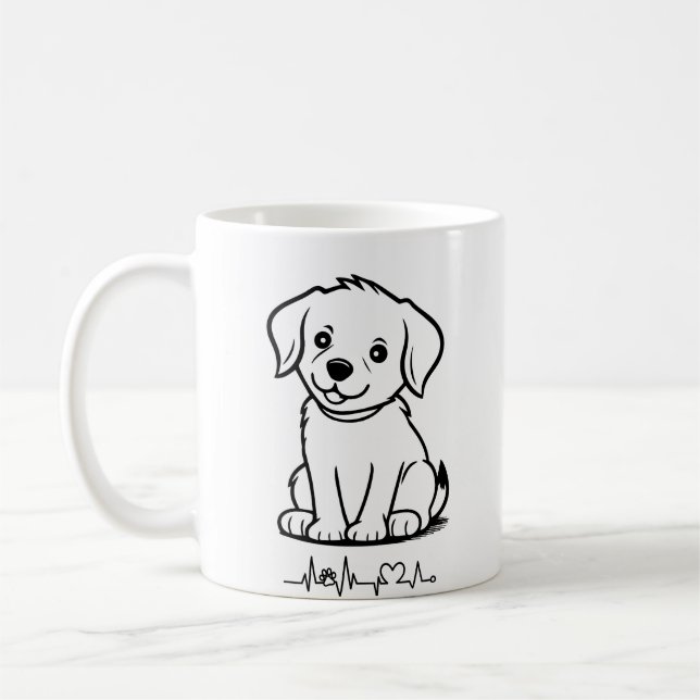 Mug Chien mignon (Gauche)