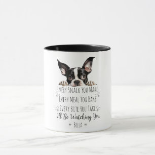 Mug Chien Mignon Boston Terrier Drôle Personnalisé