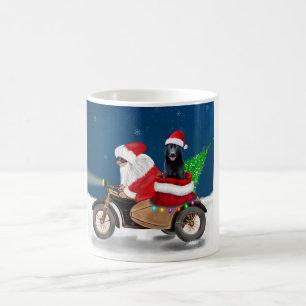Mug Chien noir allemand berger Noël Père Noël