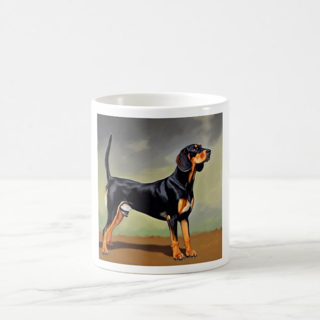 Mug Chien noir et blanc (Centre)
