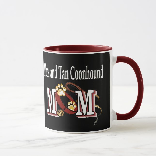 Mug Chien noir et bronzé MOM (Droite)