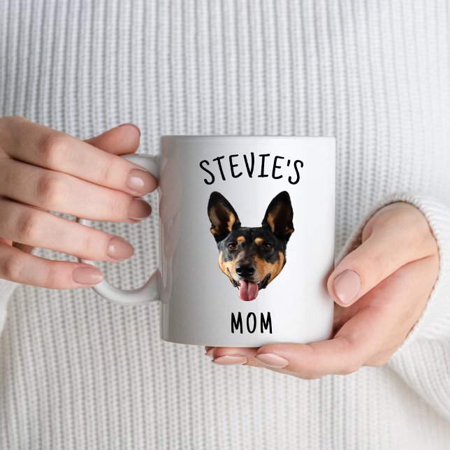 Mug Chien Nom du visage Chiot Aimants Chien Maman Chie (Créateur téléchargé)