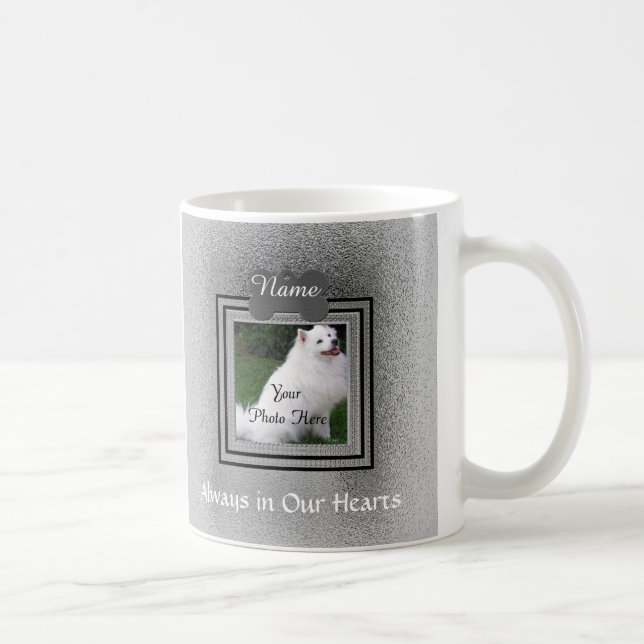 Mug Chien ou Chat Argent Parfait souvenirs (Droite)