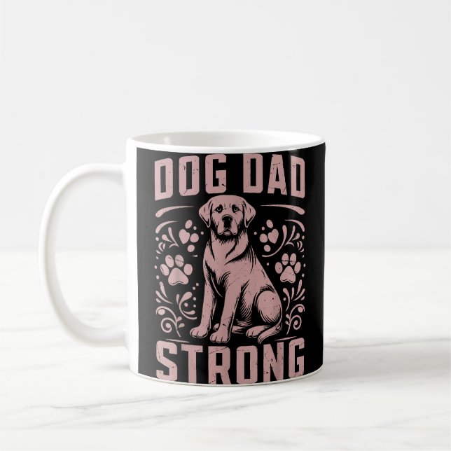 Mug Chien papa Chien Fort Papa (Gauche)