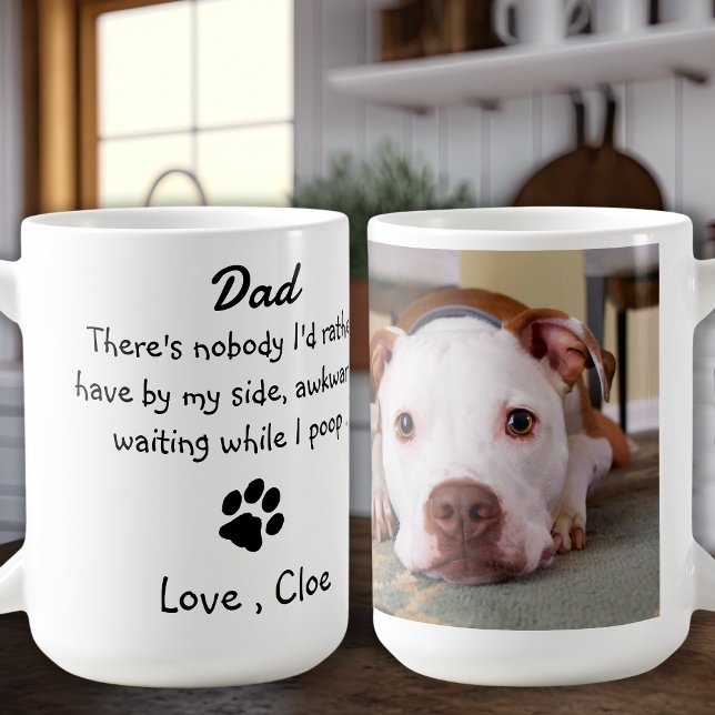Mug Chien papa drôle Fête des pères - Anniversaire Chi (Créateur téléchargé)