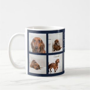 Mug Chien papa Empreinte de patte Huit photos personna