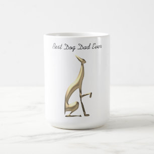 Mug Chien papa Gold Greyhound Simple