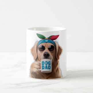 Mug Chien Papa - Golden Retriever Café Conception du t