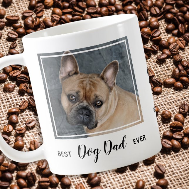 Mug Chien papa Personnalisé Animaux de compagnie Photo (Créateur téléchargé)