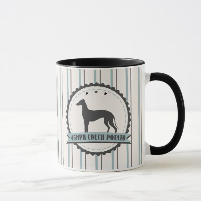 Mug Chien paresseux du coureur retiré par lévrier (Droite)