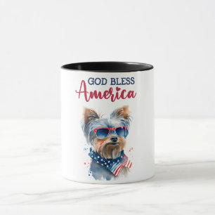 Mug Chien patriote-Yorkshire-terrier