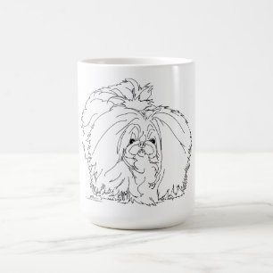 Mug Chien pekingese