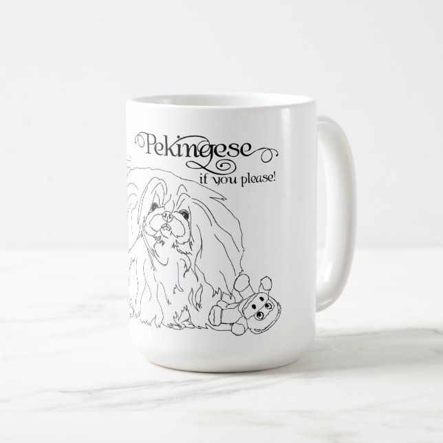 Mug Chien Pékinois (Devant droit)