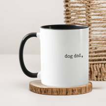 Chien père ou texte personnalisé minima rétro mach