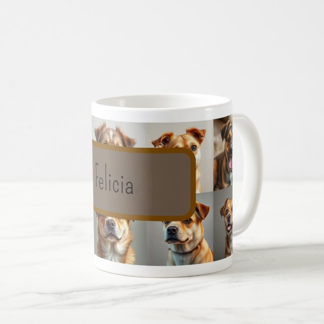 Mug Chien personnalisable (Devant droit)