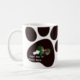 Mug Chien personnalisé animal de compagnie Photo Coeu
