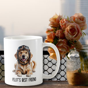 Mug Chien Pilote Golden Retriever Meilleur Ami Animal
