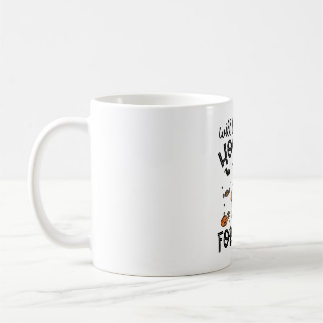 Mug Chien Pitpull Halloween Fantôme Épouvantable (Gauche)