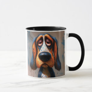 Mug chien regard très triste