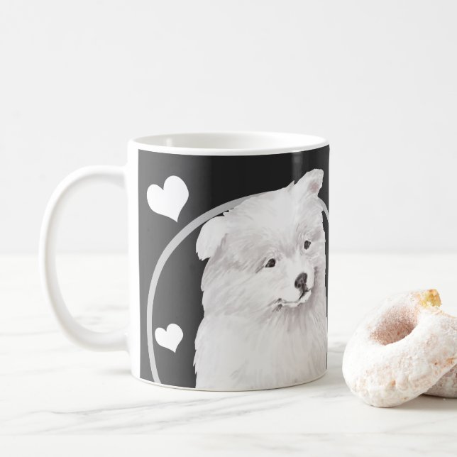 Mug Chien Samoyé Chaque Snack Que Vous Faites (Avec donut)