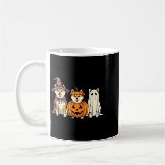 Mug Chien Shiba Inu Citrouille Fantôme Épouvantable Ha