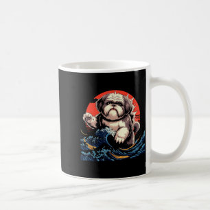 Mug Chien shih tzu chien shihtzu art japonais shitzhu 