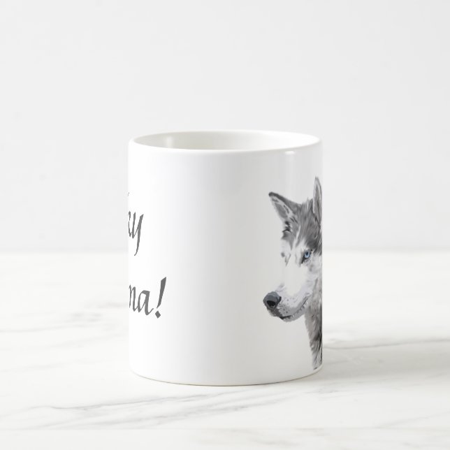 Mug Chien Sibérie Huskies, Husky Momma (Centre)