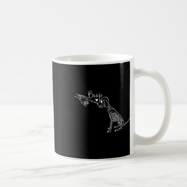 Mug Chien Skeleton Halloween Chiot Amoureux des chiens (Droite)