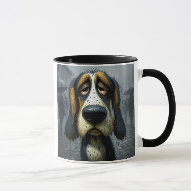 Mug chien sous la pluie (Droite)