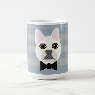 Mug Chien-taureau français blanc, Grandes