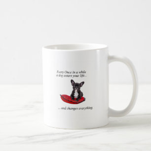 Mug Chien-taureaux français avec coeur et belle citati